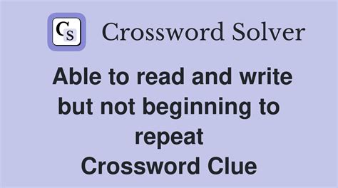 able to be read crossword clue